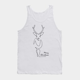 Christmas reindeer Tank Top